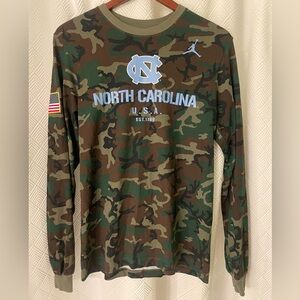 Nike UNC Camouflage Long Sleeve Shirt